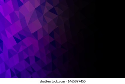 Light Purple vector low poly cover. An elegant bright illustration with gradient. Template for your brand book.