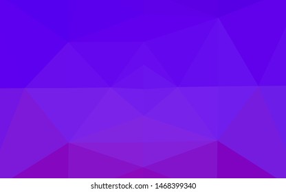 Light Purple vector low poly layout. A sample with polygonal shapes. Polygonal design for your web site.