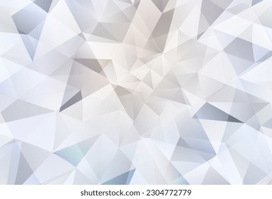Light Purple vector low poly layout. Creative illustration in halftone style with triangles. Template for cell phone's backgrounds.
