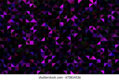 Light Purple vector low poly pattern. Brand-new colored illustration in blurry style with gradient. Brand-new design for your business.