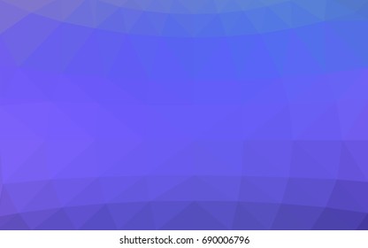 Light Purple vector Low poly crystal background. Polygon design pattern. Low poly illustration, low polygon background.