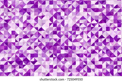 Light Purple vector low poly background. Modern geometrical abstract illustration with gradient. The polygonal design can be used for your web site.