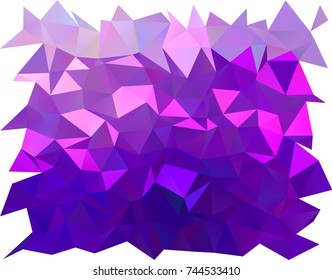 Light Purple vector low poly background. Shining illustration, which consist of triangles. Brand-new style for your business design.