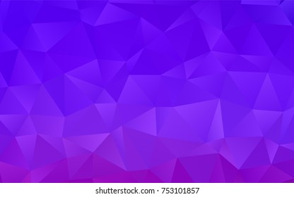 Light Purple vector low poly background. A completely new color illustration in a vague style. The completely new template can be used for your brand book.