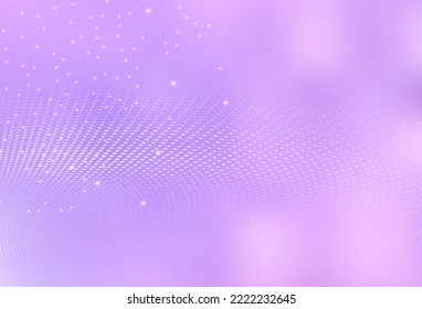Vector púrpura claro Ilustración abstracta moderna con gotas de agua coloridas. Ilustración con un conjunto de círculos abstractos de colores brillantes. Base de los folletos