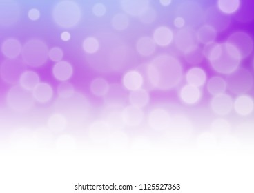 Light Purple vector modern bokeh pattern. Shining colorful illustration in a Brand new style. The elegant pattern for brand book.