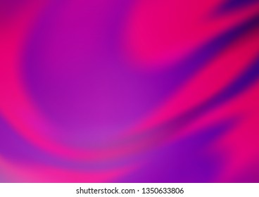 Light Purple vector modern bokeh pattern. A vague abstract illustration with gradient. A completely new template for your design.