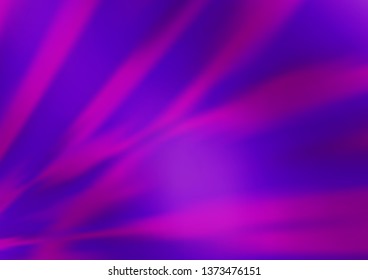 Light Purple vector modern bokeh pattern. Colorful abstract illustration with gradient. A completely new design for your business.