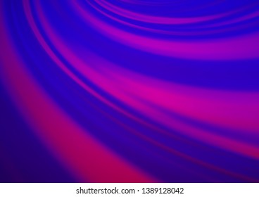 Light Purple vector modern bokeh pattern. Colorful illustration in abstract style with gradient. A completely new design for your business.