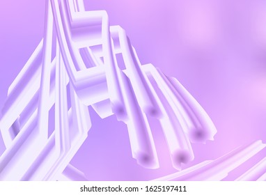 Light Purple vector modern elegant background. New colored illustration in blur style with gradient. Background for a cell phone.