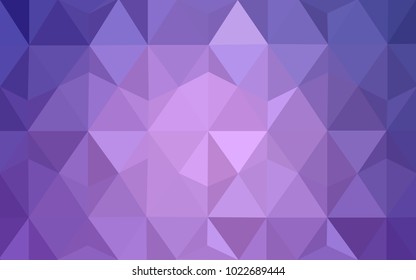 Light Purple vector modern geometrical abstract background. Texture, new background. Geometric background in Origami style with gradient. 