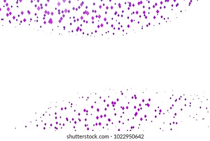Light Purple vector modern geometrical background. Abstract template. Geometric pattern in square style with gradient.
