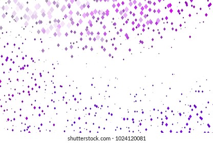 Light Purple vector modern geometrical background. Abstract template. Geometric pattern in square style with gradient.
