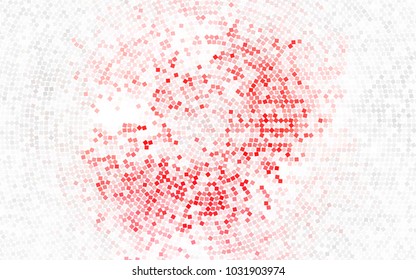 Light Purple vector modern geometrical background. Abstract template. Geometric pattern in square style with gradient.