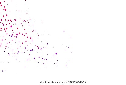 Light Purple vector modern geometrical background. Abstract template. Geometric pattern in square style with gradient.