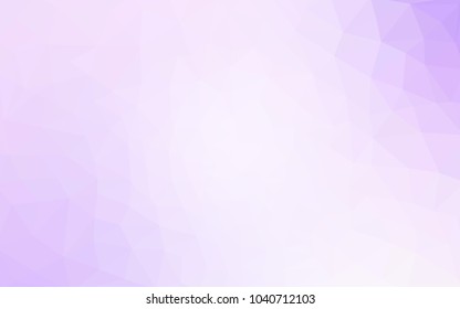 Light Purple vector modern geometrical abstract background. Texture, new background. Geometric background in Origami style with gradient. 