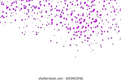 Light Purple vector modern geometrical background. Abstract template. Geometric pattern in square style with gradient.