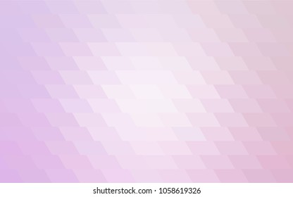 Light Purple vector modern geometrical background. Abstract template. Geometric pattern in square style with gradient.