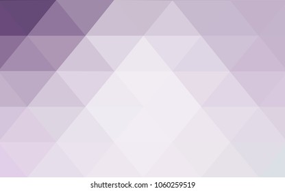 Light Purple vector modern geometrical abstract background. Texture, new background. Geometric background in Origami style with gradient. 