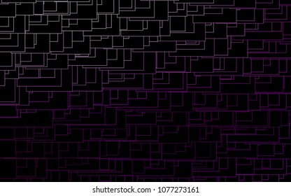 Light Purple vector modern geometrical background. Abstract template. Geometric pattern in square style with gradient.