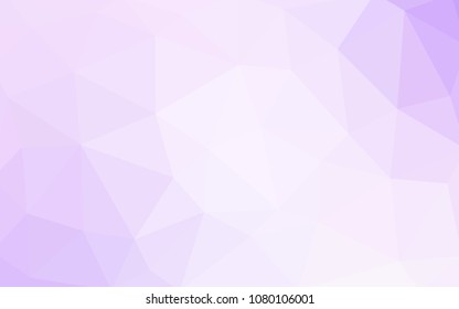 Light Purple vector modern geometrical abstract background. Texture, new background. Geometric background in Origami style with gradient. 