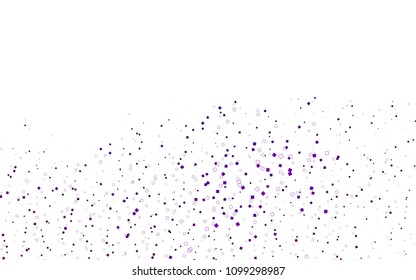 Light Purple vector modern geometrical background. Abstract template. Geometric pattern in square style with gradient.