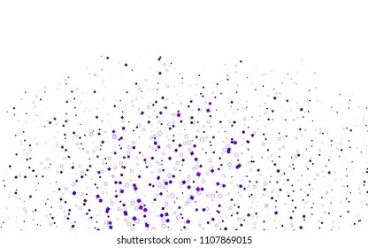 Light Purple vector modern geometrical background. Abstract template. Geometric pattern in square style with gradient.