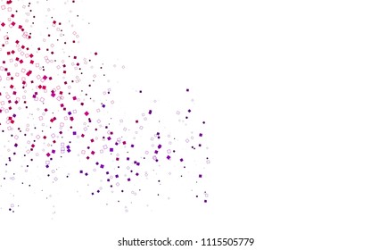 Light Purple vector modern geometrical background. Abstract template. Geometric pattern in square style with gradient.