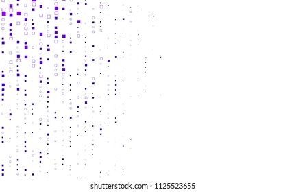 Light Purple vector modern geometrical background. Abstract template. Geometric pattern in square style with gradient.