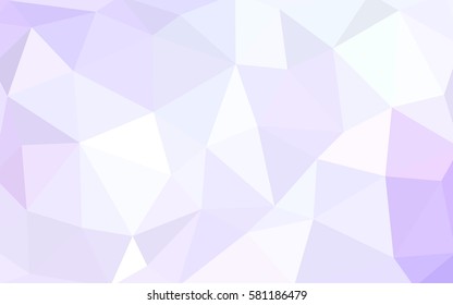 Light Purple vector modern geometrical abstract background. Texture, new background. Geometric background in Origami style with gradient. 