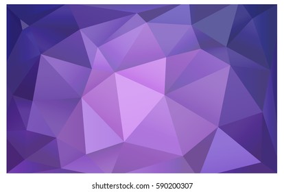 Light Purple vector modern geometrical abstract background. Texture, new background. Geometric background in Origami style with gradient. 