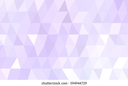Light Purple vector modern geometrical abstract background. Texture, new background. Geometric background in Origami style with gradient. 