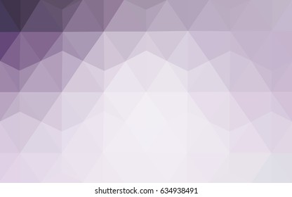 Light Purple vector modern geometrical abstract background. Texture, new background. Geometric background in Origami style with gradient. 