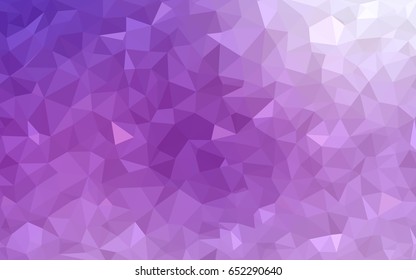 Light Purple vector modern geometrical abstract background. Texture, new background. Geometric background in Origami style with gradient. 