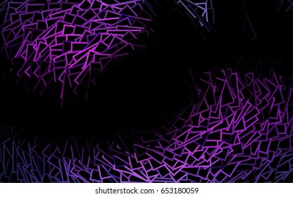 Light Purple vector modern geometrical background. Abstract template. Geometric pattern in square style with gradient.