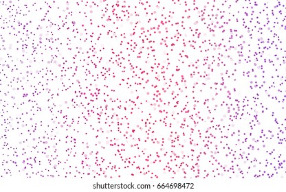 Light Purple vector modern geometrical circle abstract background. Dotted texture template. Geometric pattern in halftone style with gradient. 