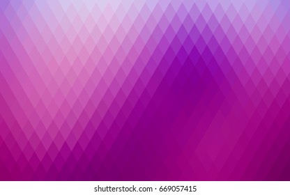 Light Purple vector modern geometrical background. Abstract template. Geometric pattern in square style with gradient.