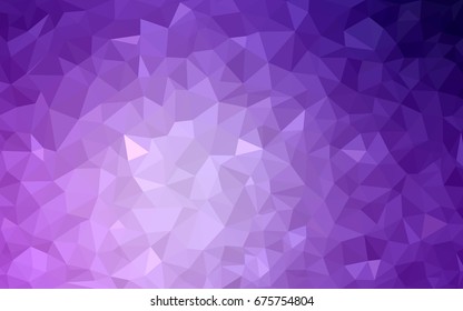 Light Purple vector modern geometrical abstract background. Texture, new background. Geometric background in Origami style with gradient. 