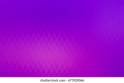 Light Purple vector modern geometrical background. Abstract template. Geometric pattern in square style with gradient.