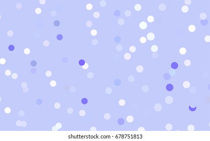 Light Purple vector modern geometrical circle abstract background. Dotted texture template. Geometric pattern in halftone style with gradient. 