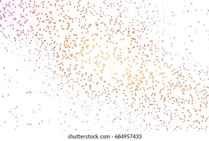 Light Purple vector modern geometrical circle abstract background. Dotted texture template. Geometric pattern in halftone style with gradient. 
