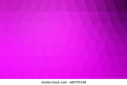 Light Purple vector modern geometrical abstract background. Texture, new background. Geometric background in Origami style with gradient. 