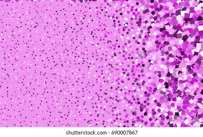 Light Purple vector modern geometrical background. Abstract template. Geometric pattern in square style with gradient.