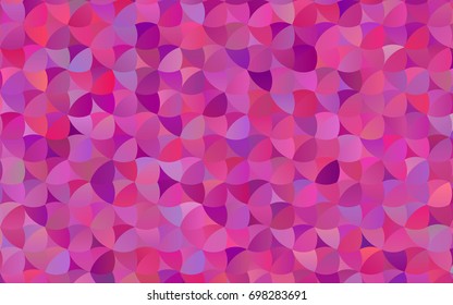 Light Purple vector modern geometrical circle abstract background. Dotted texture template. Geometric pattern in halftone style with gradient. 