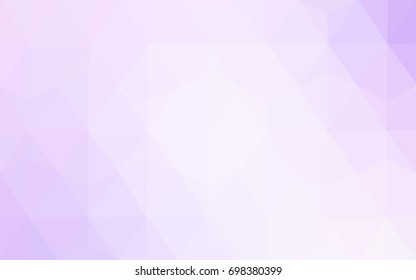 Light Purple vector modern geometrical abstract background. Texture, new background. Geometric background in Origami style with gradient. 