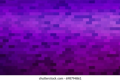 Light Purple vector modern geometrical background. Abstract template. Geometric pattern in square style with gradient.