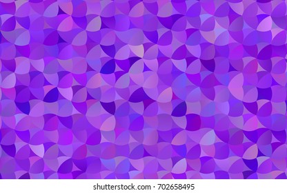 Light Purple vector modern geometrical circle abstract background. Dotted texture template. Geometric pattern in halftone style with gradient. 