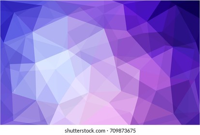 Light Purple vector modern geometrical abstract background. Texture, new background. Geometric background in Origami style with gradient. 