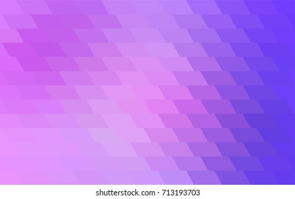 Light Purple vector modern geometrical background. Abstract template. Geometric pattern in square style with gradient.
