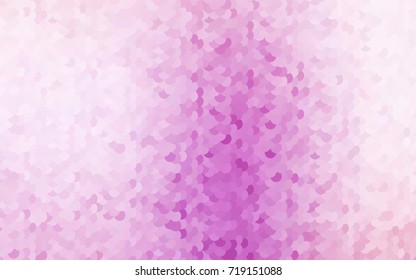 Light Purple vector modern geometrical circle abstract background. Dotted texture template. Geometric pattern in halftone style with gradient. 